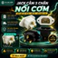 Ổ cắm điện 3 chân, Jack cắm 3 chân nồi cơm điện bằng đồng chất lượng tốt.