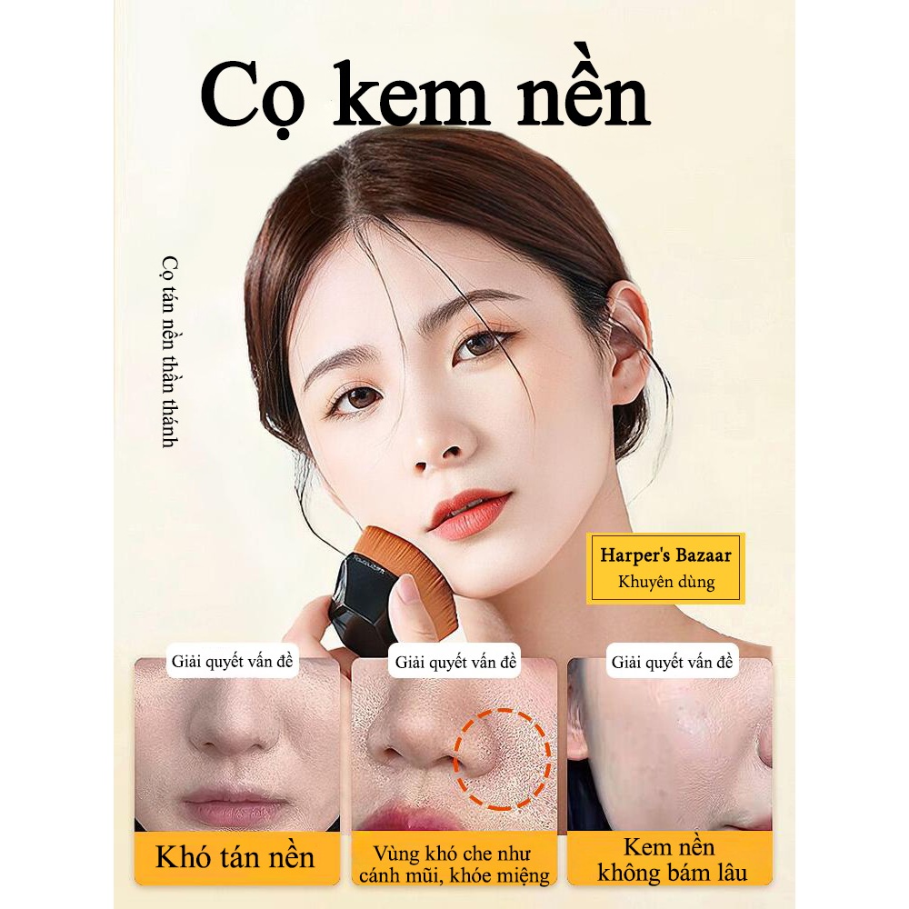 Cọ nền số 55 cọ trang điểm lông mềm Cọ Trang Điểm Tán Nền / Kem Che Khuyết Điểm Chuyên Nghiệp dụng cho mặt diện tích lớn