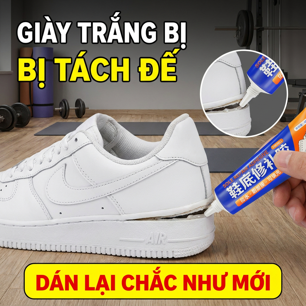 ⚡Keo dán giày siêu chắc⚡ Bám dính nhanh, chống nước, phù hợp sửa nhiều loại giày dép, tiện lợi dễ sử dụng