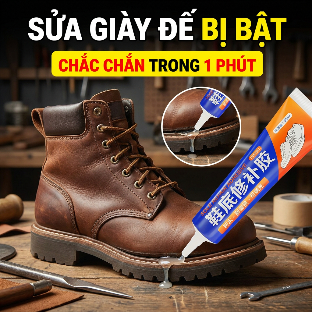 👟Keo dán giày siêu chắc bền lâu👟 Keo sửa đế giày đa năng, bám dính mạnh, phù hợp cho nhiều loại giày dép khác nhau