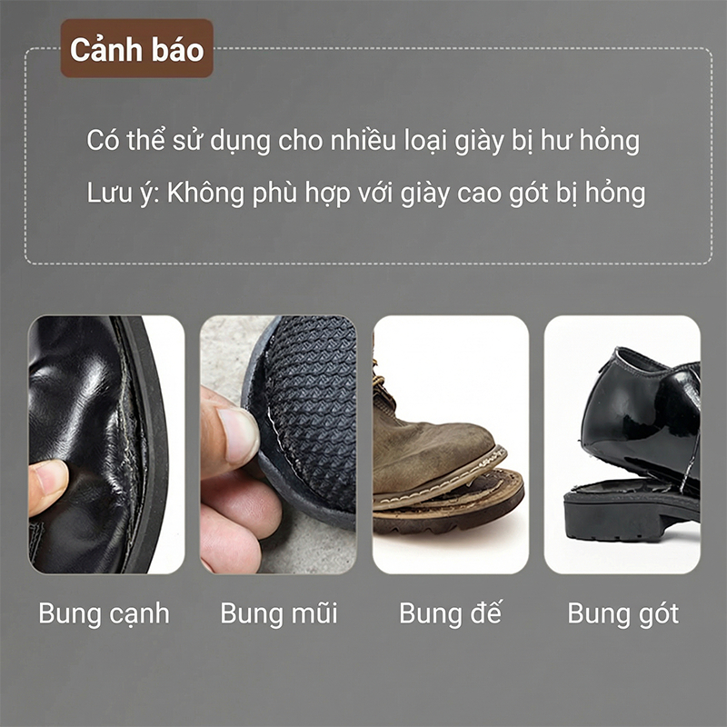 👟Keo dán giày siêu chắc bền lâu👟 Keo sửa đế giày đa năng, bám dính mạnh, phù hợp cho nhiều loại giày dép khác nhau