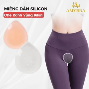 Miếng Dán Che Rãnh Bikini Silicon Mềm Không Cấn Cộm, Dán Che Vùng Kín Khi Mặc Đồ Ôm AMYBRA D0163