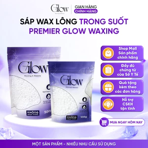 Sáp Wax Lông Premier Trong Suốt GLOWWAXING Bám Lông Tốt Chuyên Wax Bikini, Nách Tặng Que
