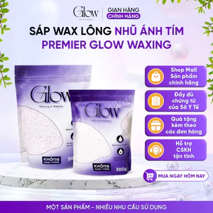Sáp Wax Lông Nhũ Ánh Tím GLOWWAXING Cao Cấp Chuyên Wax Bikini, Nách Bám Lông Tốt Tặng Que