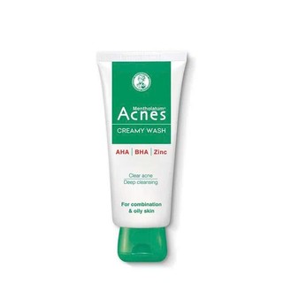 Sữa Rửa Mặt Acnes Creamy Wash &  Dạng Gel Oil Control Cleanser (100g/tuýp)