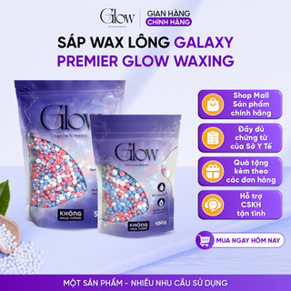 Sáp Wax Lông Nóng Galaxy Premium Siêu Bám Lông GLOWWAXING Dùng Cho Mọi Loại Da Tặng Que