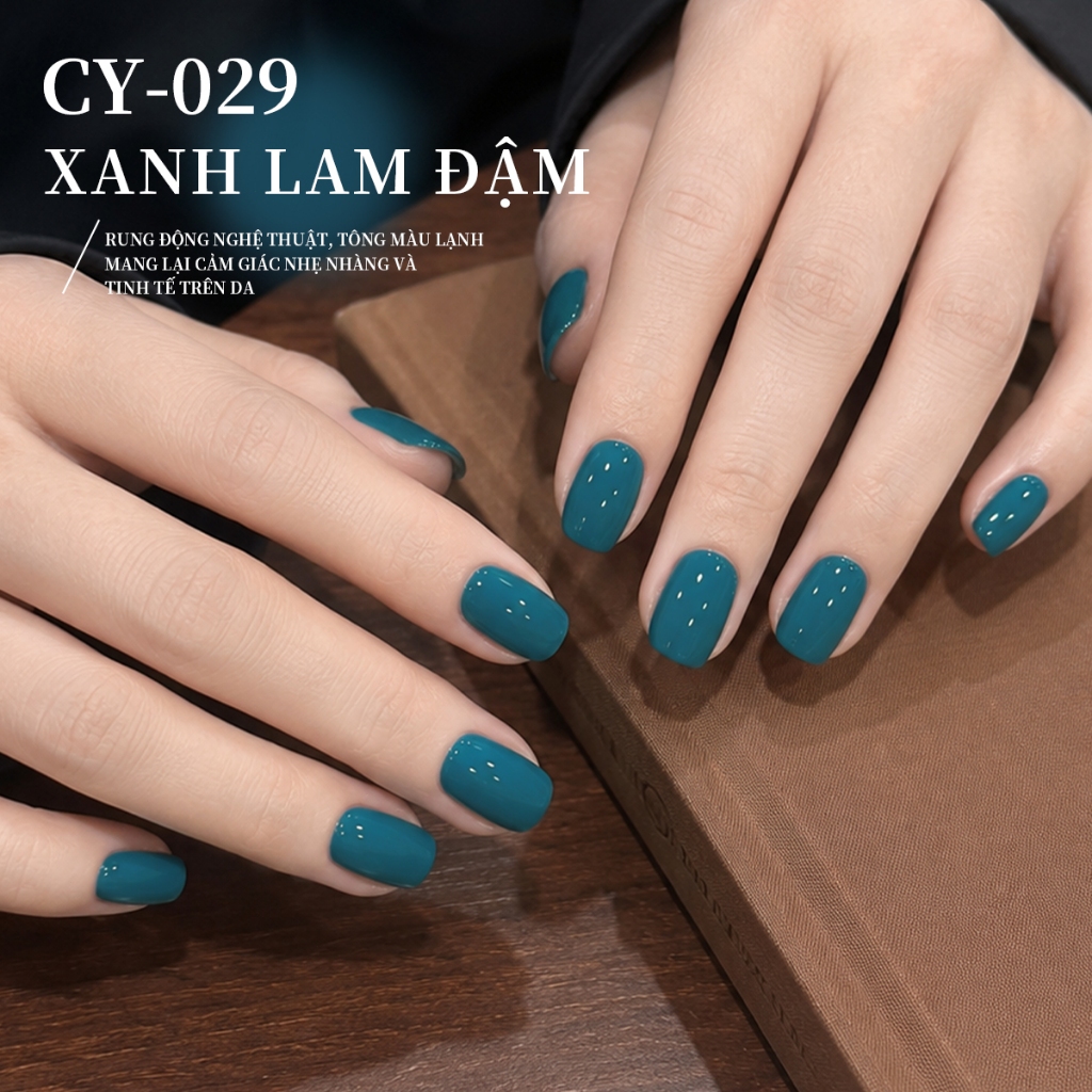 XEIJAYI 40ml - Sơn móng tay dạng gel màu xanh lam mới, bền màu, thích hợp để tự làm.