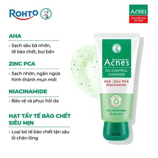 Kem Rửa Mặt Acnes Giúp Ngừa Mụn và Kiểm Soát Nhờn (100g)