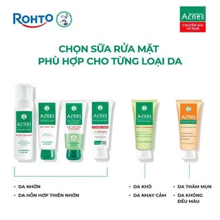 Kem Rửa Mặt Acnes Giúp Ngừa Mụn và Kiểm Soát Nhờn (100g)