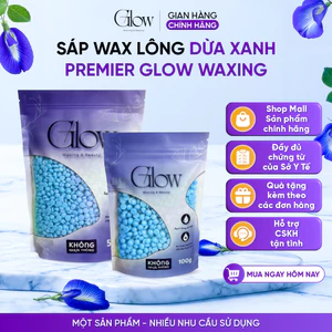 Sáp Wax Lông Dừa Xanh GLOWWAXING Bám Lông Tốt Chuyên Dùng Wax Nách, Bikini CHE TÊN
