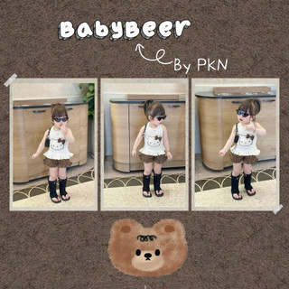 {chính phẩm_BabyBeer} SET HELLO KITTY NÂU ÁO CỔ YẾM CHO BÉ MẶC HÈ (ảnh thật)/ SET ĐỒ CHO BÉ/ Đồ basic cho bé