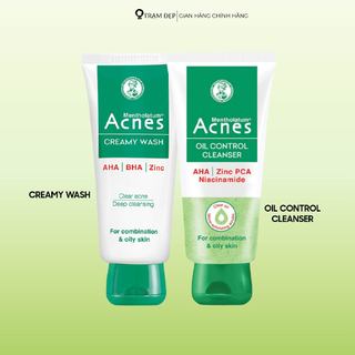 Kem Rửa Mặt Acnes Giúp Ngừa Mụn và Kiểm Soát Nhờn (100g)