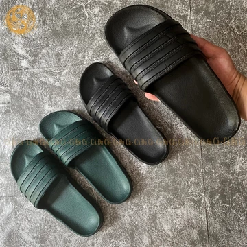 Dép đúc nam nữ nguyên khối siêu nhẹ 4 sọc dép bánh mì EVA 4 vạch quai ngang thời trang