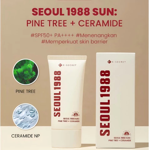 KSECRET SEOUL 1988 Serum 30ml/KSECRET SEOUL 1988 Sunscreen 50ml