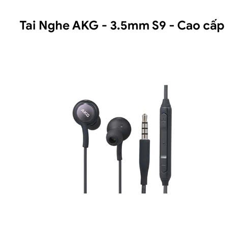 Tai Nghe AKG 3.5mm In-Ear Dây Bọc Dù Chống Rối Mic Rõ Âm Thanh Bass Mạnh Cho Laptop Điện Thoại