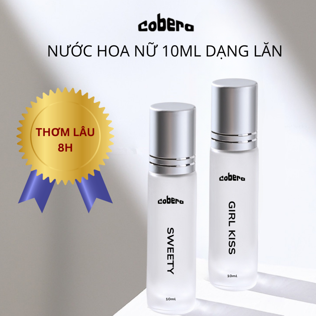 Nước hoa con gái thơm lâu 8h dạng lăn thương hiệu Cobera, thơm lâu mùi hương trẻ trung năng động