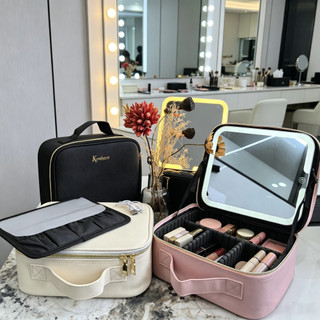 [Tặng quà+1 đổi 1] Cốp makeup cốp đựng mỹ phẩm - cao cấp - gương LED - túi cọ -tháo rời tùy chỉnh - chống nước chống sốc