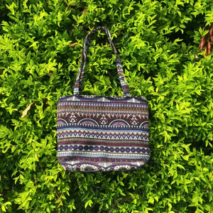 Túi Tote xách tay cỡ lớn vải thổ cẩm họa tiết Mandala