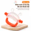 Gặm nướu silicon thiết kế như đầu núm ti, giúp bé giảm ngứa nướu lợi khi mọc răng, đồ chơi gặm nướu (tặng kèm hộp đựng)
