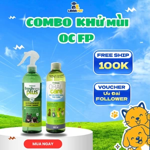 Combo Khử Mùi PetGreen Freshness Plus & Oral Care - Giải Pháp Kép Khử Mùi Cho Chó Bull, Bug