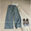 TRIANGLE - Hot Jeans chuẩn tag Wgwe (Cân nhắc kỹ, return is not welcomed) Quần jeans ống suông rộng style Hàn dễ mặc