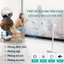 Quạt cây đứng quạt 7 cánh Xiaomi QCOOKO sử dụng motor đạn bạc không gây tiếng ồn hiệu năng làm mát cao
