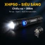 ĐÈN PIN LED SẠC LẠI - Zoom Điều Chỉnh Tiêu Cự, Siêu Sáng