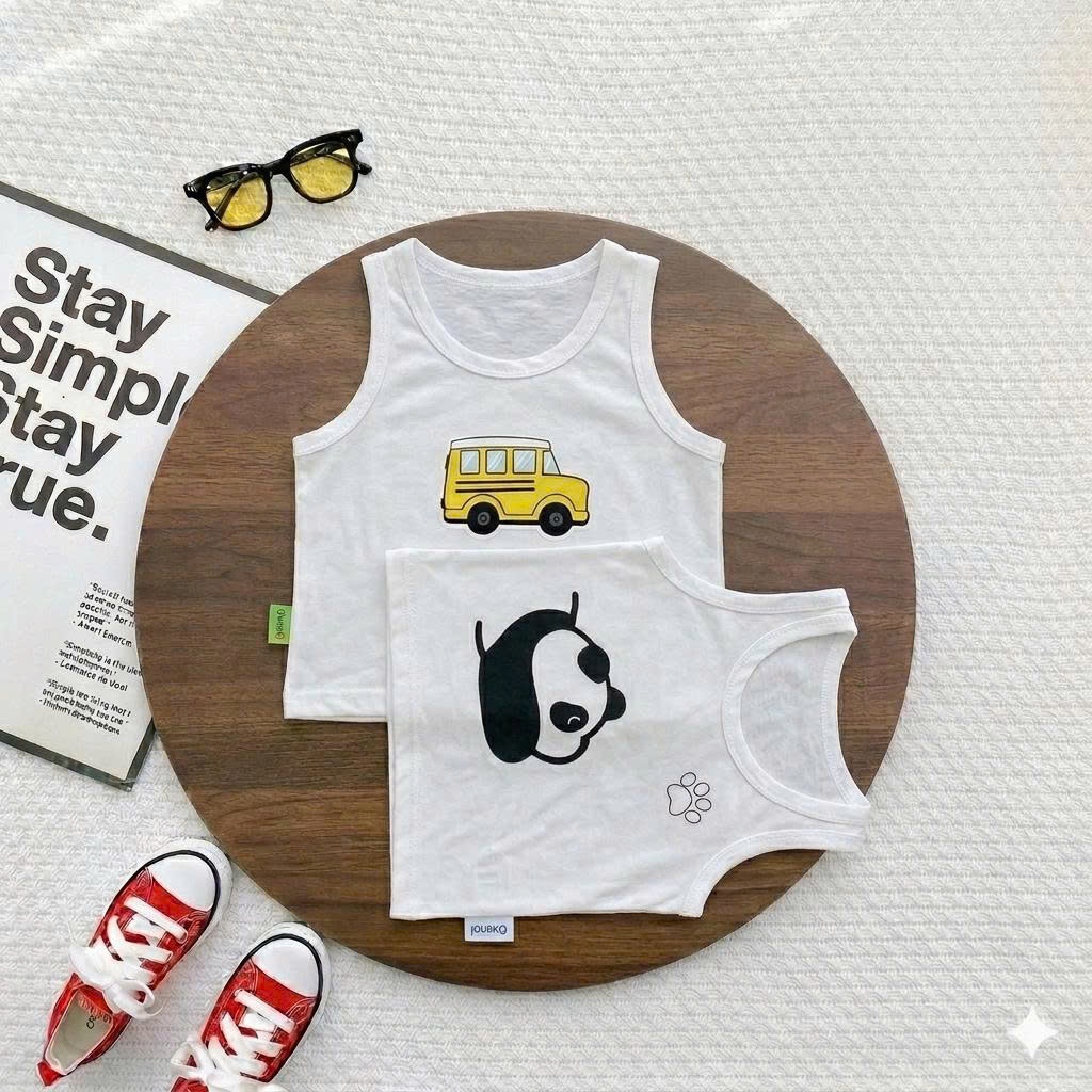 ( MÙA HÈ )  Áo Thun 3 Lỗ Cho Bé Trai Gái Coton 2C Từ 6kg Đến 22kg - Vải Mềm Mịn, Thoáng Mát,