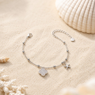 Vòng tay nữ LAMY Lucky Four Leaf Star Gold Bracelet 2241