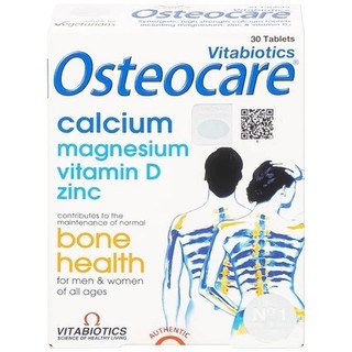 Osteocare Tablets Bổ sung canxi khoáng chất chắc xương khoẻ khớp (2 vỉ x 15 viên)