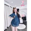 Đùi pijama phom áo raplan lụa latin mềm nhẹ mát