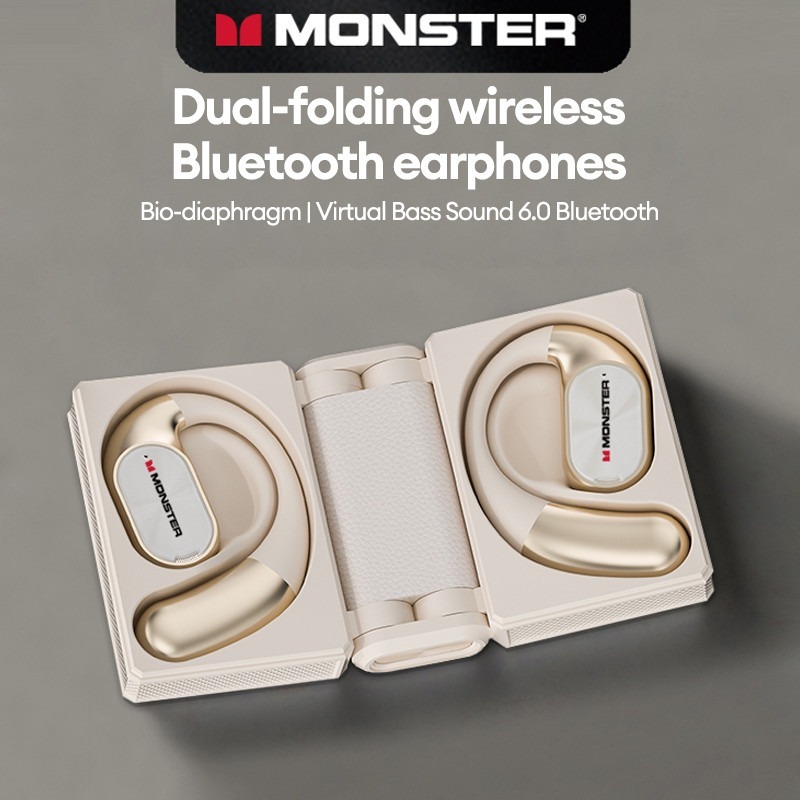 Tai Nghe Không Dây Monster AC530 Bluetooth 5.4 - Âm Thanh Hifi Bass Mạnh, Khử Tiếng Ồn Đàm Thoại HD, Chống Nước IPX5 | BigBuy360 - bigbuy360.vn