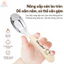 Thìa chất liệu Inox 316 cho bé tập ăn dặm,Muỗng cán nhựa bằng inox không rỉ