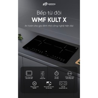 HCM Bếp Từ Đôi Wmf Kult X Công Suất Lớn 3500W, Bếp Từ Đôi Cao Cấp Hiện Đại,an toàn khi sử dụng GermanySnT 40002