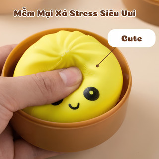 Bánh Bao Mochi Squishy Túi Mù Mini Cute – Đồ Chơi Bánh Bao Màn Thầu Mềm Mịn Giảm Stress Nhiều Màu Sắc Đáng Yêu