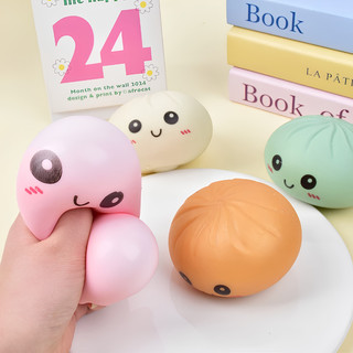 Bánh Bao Mochi Squishy Túi Mù Mini Cute – Đồ Chơi Bánh Bao Màn Thầu Mềm Mịn Giảm Stress Nhiều Màu Sắc Đáng Yêu