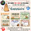 Nhãn Vở/Sách CAPYBARA In Theo Yêu Cầu - ColorBoom