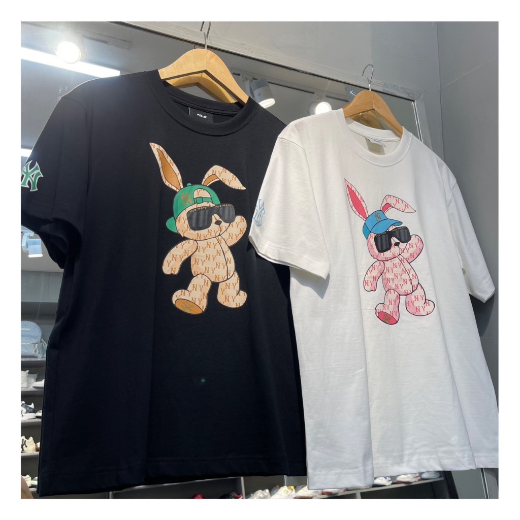 [CHÍNH HÃNG] ÁO THUN MLB RABBIT SHORT SLEEVE NY YANKEES (3ATSQ0131-50BKS) 🔥