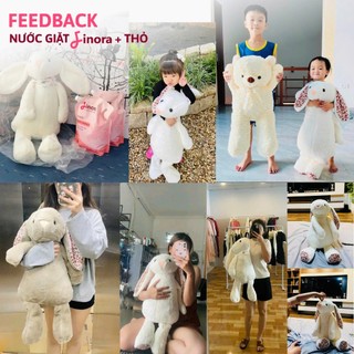 (TẶNG 1 Thỏ Bông Khổng Lồ) Combo 4 Túi Nước Giặt Finora  Phiển Bản Premium Hương Nước Hoa  1KG/TÚI