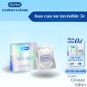 1 Hộp Bao Cao Su Durex Hàng Chính Hãng Hộp 3 Chiếc Med love