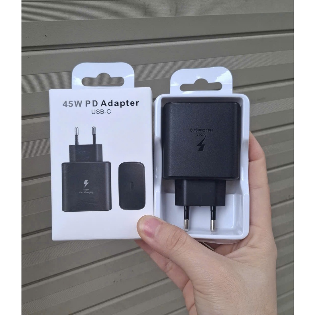 Củ Sạc 45W PD Fast Charging USB-C Kèm Cáp Type C Sạc Nhanh Ổn Định Cho Điện Thoại Và Tablet