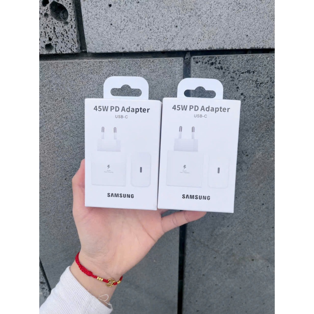 Củ Sạc 45W PD Fast Charging USB-C Kèm Cáp Type C Sạc Nhanh Ổn Định Cho Điện Thoại Và Tablet