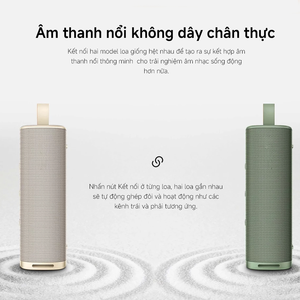Loa Bluetooth Kháng Nước Kháng Bụi Kết Nối Loa Đôi Âm Thanh Chân Thực Công suất 30W Dung lượng Pin khủng