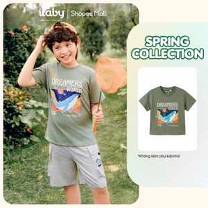 [ILABY 10-40kg] Áo phông bé trai, áo thun bé trai chất liệu cotton co giãn 4 chiều thoáng mát [3886]