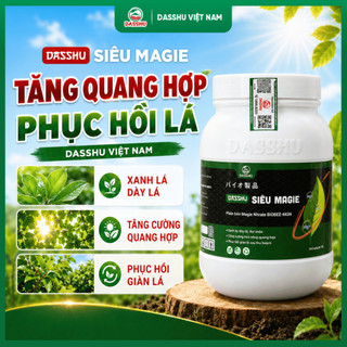 DASSHU SIÊU MAGIE – Phân bón sinh học hỗ trợ tăng cường quang hợp, lá dày khỏe đẹp, khối lượng 1KG