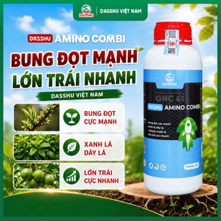 DASSHU AMINO COMBI - Phân Bón Hỗ Trợ Đi Đọt, Xanh Lá, Dày Lá, Cứng Lá, Nuôi Trái Phát Triển Đều 1 Lít
