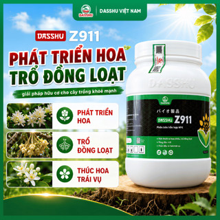 DASSHU Z911 - Phân Bón Hỗ Trợ Ra  Hoa Đều, Nuôi Bông, Ủ Mầm Bông, Dưỡng Hoa, Phân Hóa Mầm Hoa