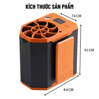 [Mẫu Mới] Quạt Tích Điện Đeo Thắt Lưng F83-F18 Quạt Điều Hòa Đeo Hông Siêu Mát CóSạc Dự Phòng Dùng8h