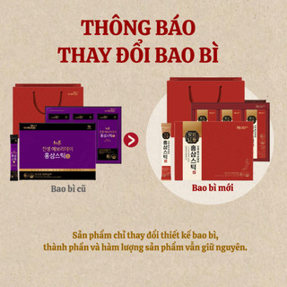 TPBVSK Nước hồng sâm Red Ginseng Everyday Extract Stick Mild 10ml x 30 gói hàm lượng Ginsenoside 7mg/gói