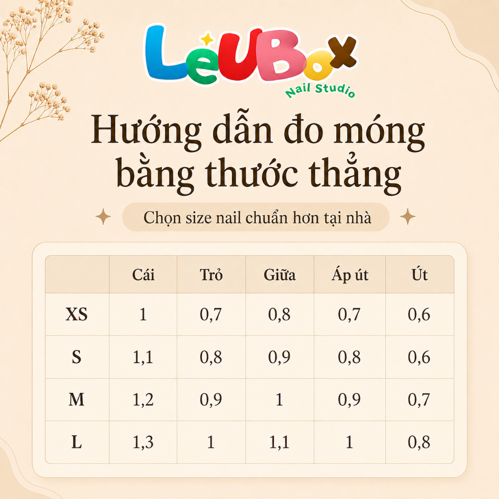 [DC1] Bộ dụng cụ gắn nailbox, keo dũa gắn móng giả tại nhà siêu chắc dễ dàng thao tác LEUBOX